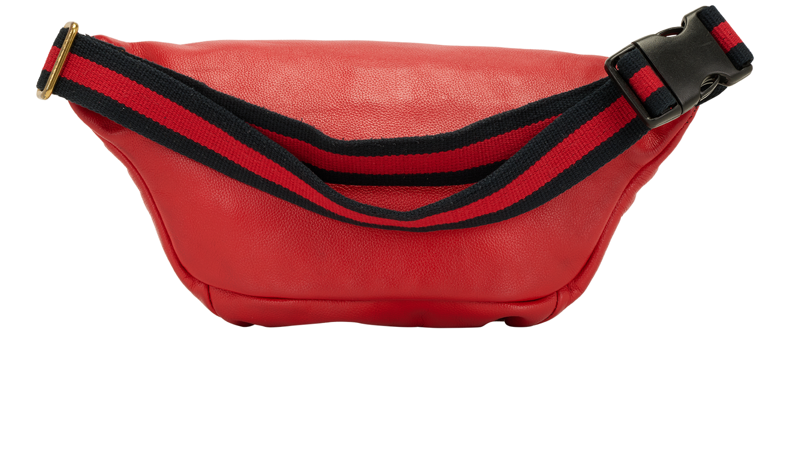 Coco Captain Logo Belt Bag, &pound;350, Handbags, Red, Leather, Back view